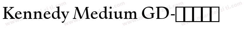 Kennedy Medium GD字体转换
